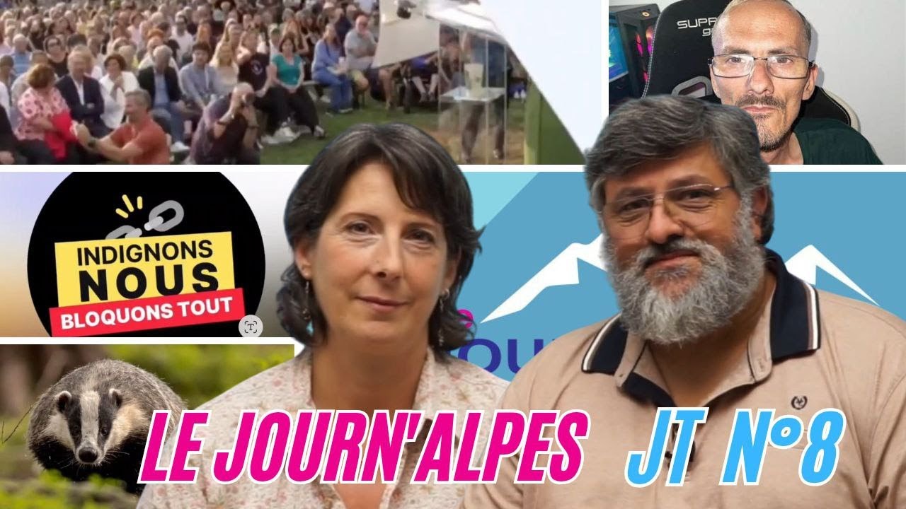 Le JOURN'Alpes Le JT N8 La rentrée politique, éducative, culturelle