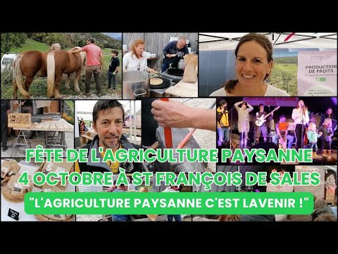 L'agriculture paysanne, c'est l'avenir
