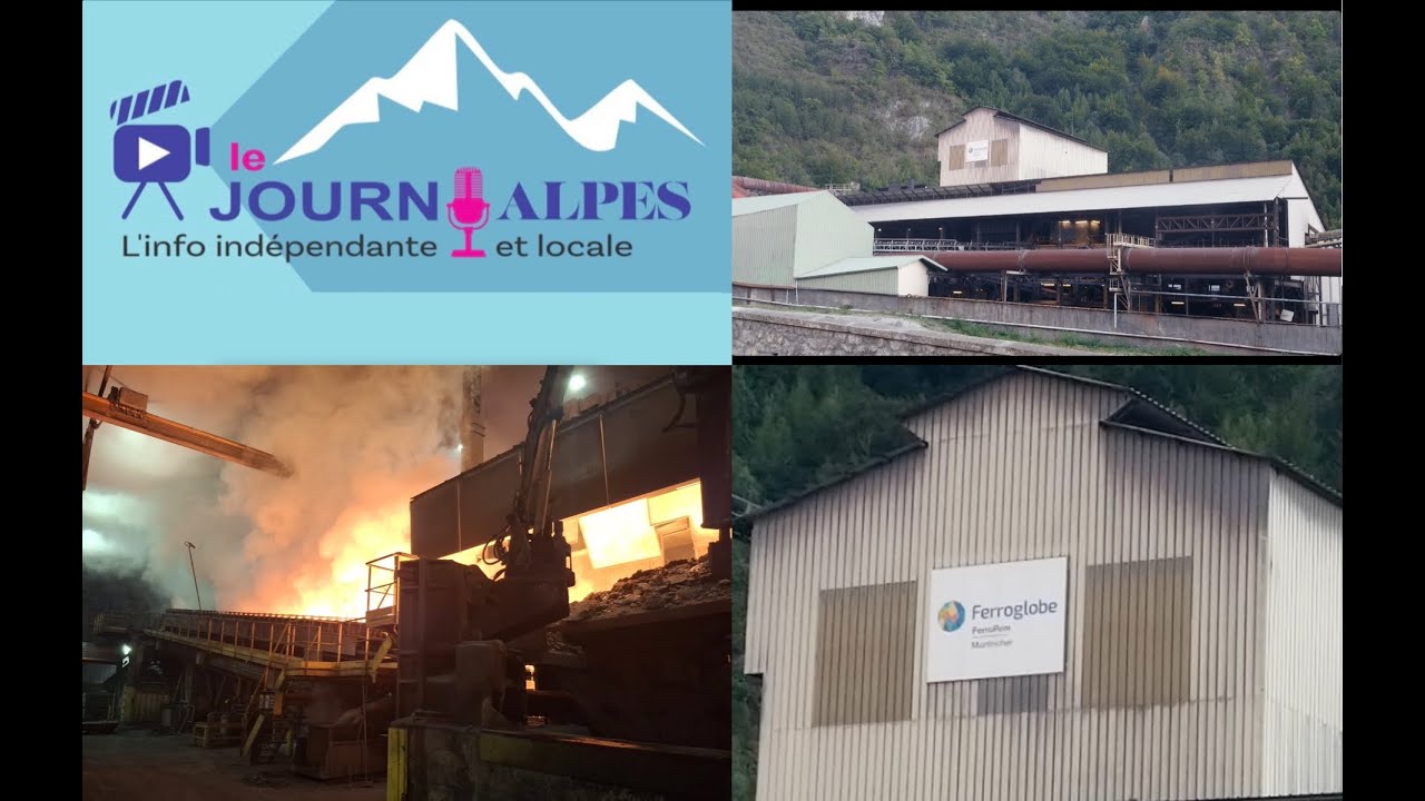 L'usine Ferroglobe en Maurienne (Savoie) en difficulté
