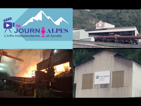 L'usine Ferroglobe en Maurienne (Savoie) en difficulté